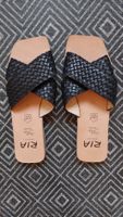 Ria Sandalen schwarz Leder Grösse 38 neu