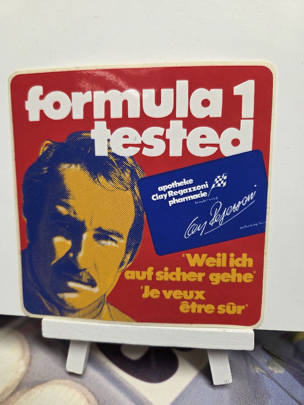 Sticker: Clay Regazzoni Aufkleber  – Usato da Wetzikon ZH venduto da AmacherM