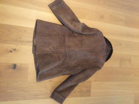 Mantel kurz 80 cm,  Lammfell