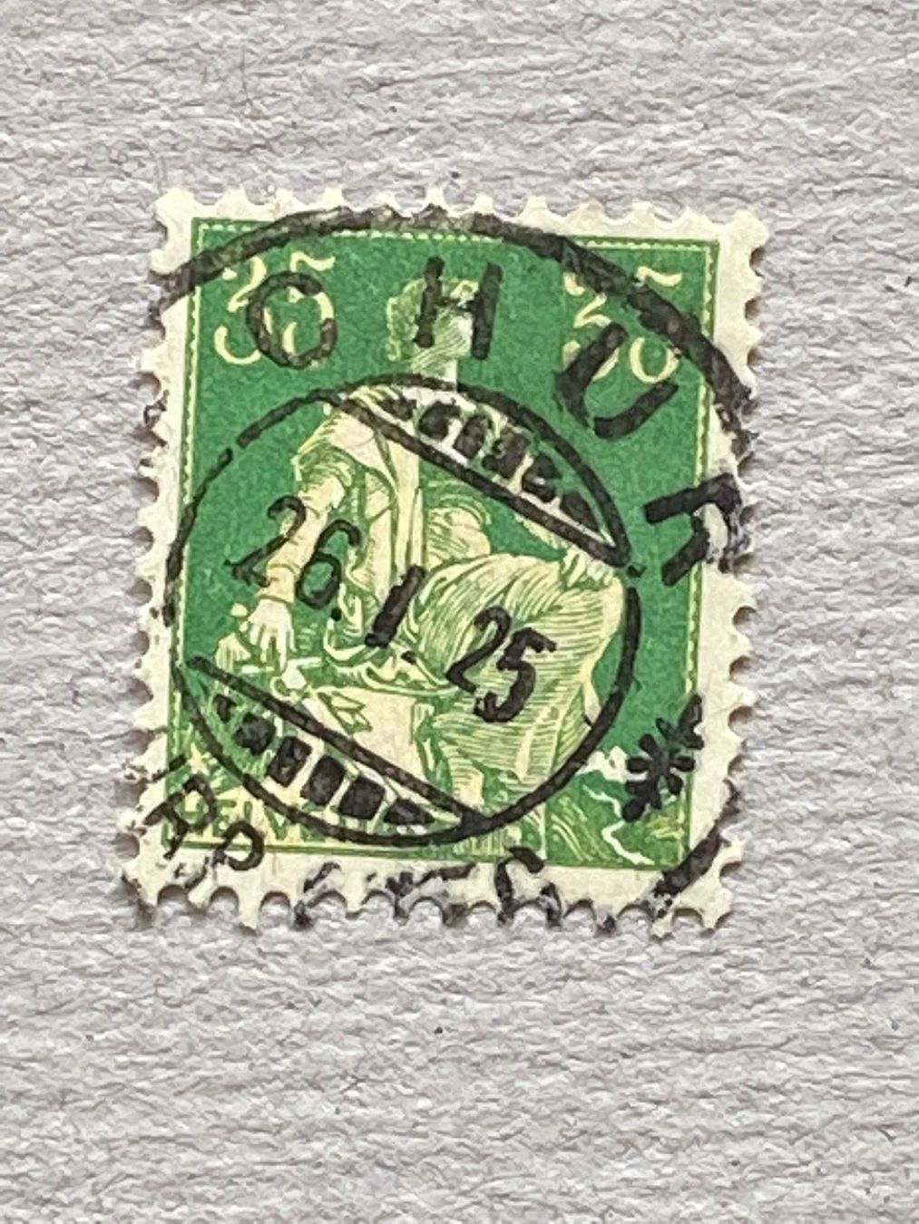 Alle Briefmarken: 111, Chur – Gebraucht aus Aarau von hilde47