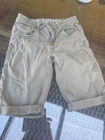 Junge Shorts Jog Cotton 146 militär grün