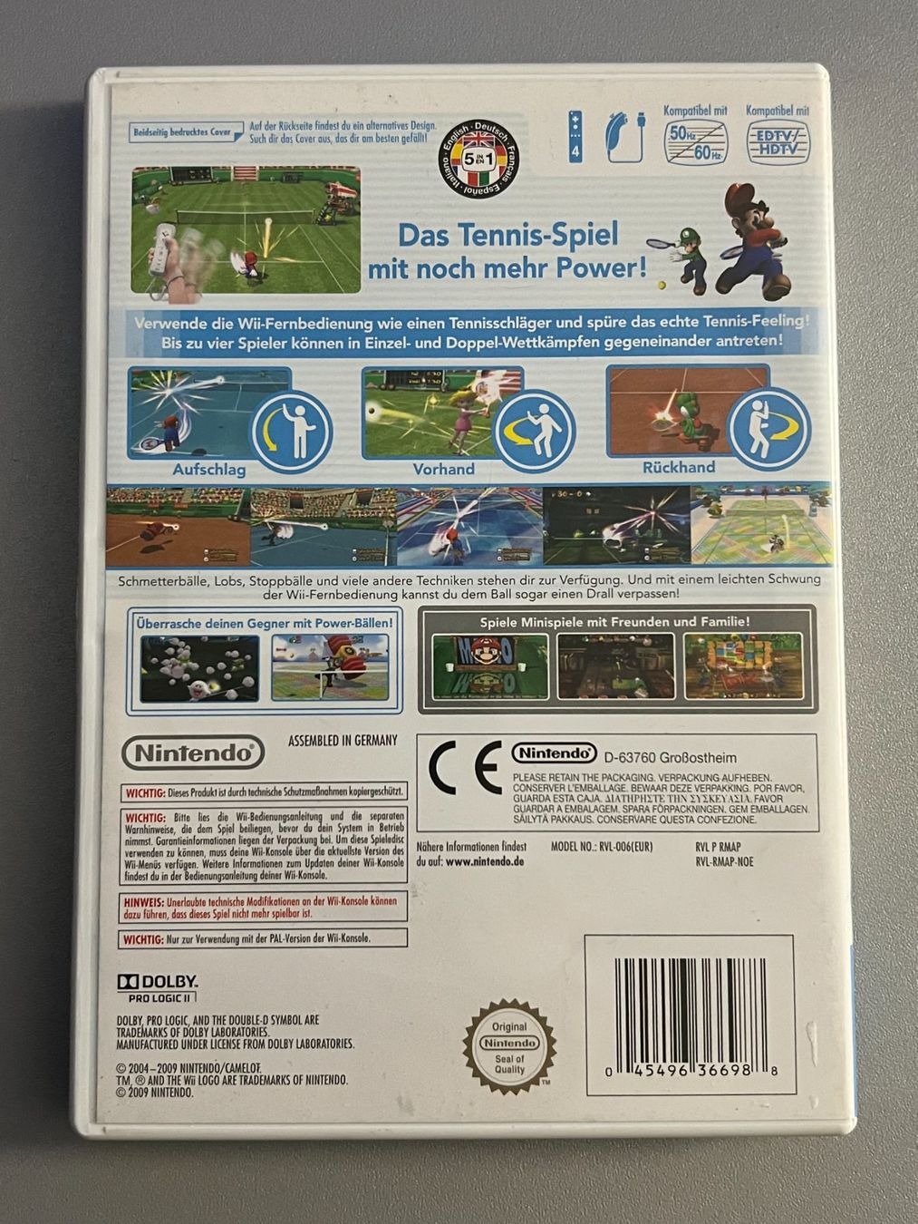 Nintendo Giochi: Mario Power Tennis - Nintendo Wii – Usato da Rivera venduto da poweradem05 1