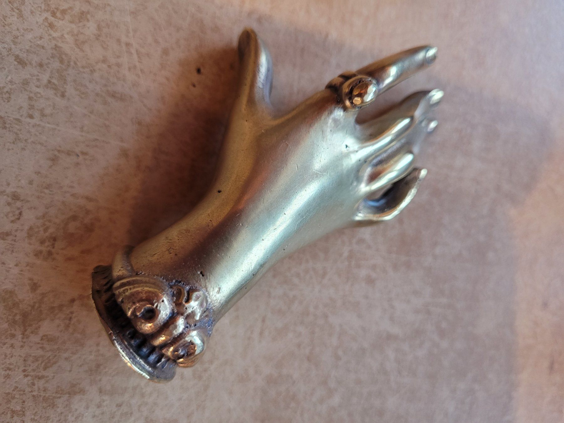 Sculture & Statue: Antike kleine Bronze "Hand Gottes" – Usato da Ennetmoos venduto da Billi20 8