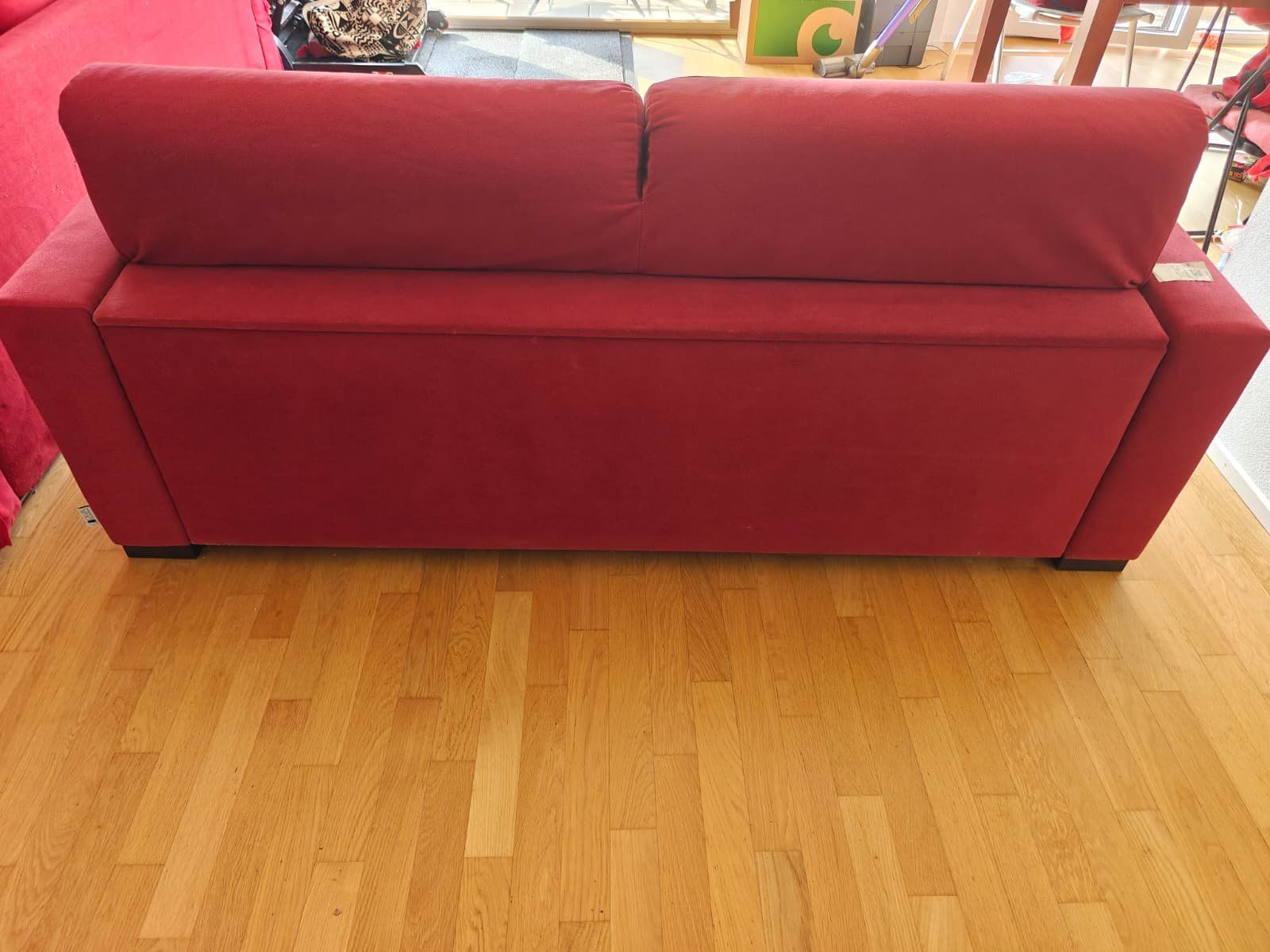 Sofas: Schlafsofa Rapido bordeaux, Bettfunktion 140x190cm – Gebraucht aus Zürich von AndBuk 2