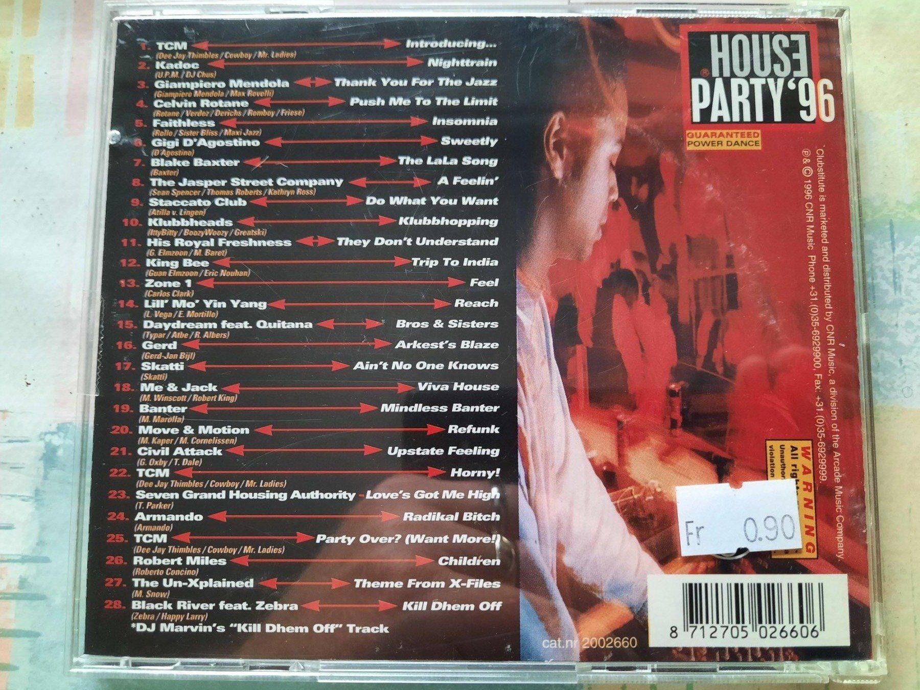 CD: Cd House Party 96 – Usato da Pully venduto da bro_n52j 1