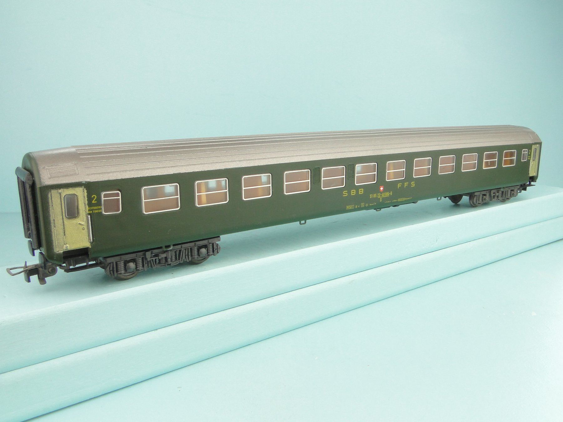 Liliput Modellini di ferrovie: Liliput 282 SBB RIC 2 Kl. – Usato da Bülach venduto da cann11 2