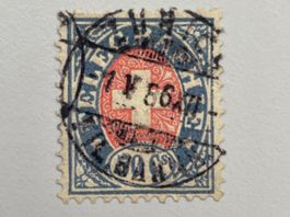 Telegraphenmarke T16, gestempelt