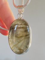 Labradorite Gemstone Handmade necklace
