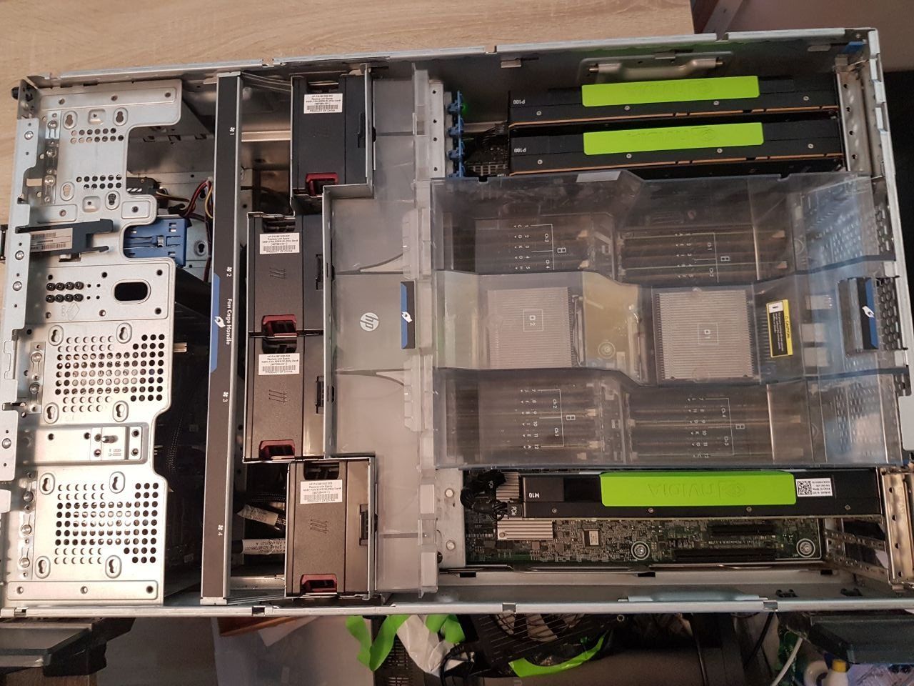 Hewlett Packard Server: HPE Proliant ML350p Gen8 NVME KI GPU Server m. NVIDIA – Gebraucht aus Wilchingen von Joerdi 1