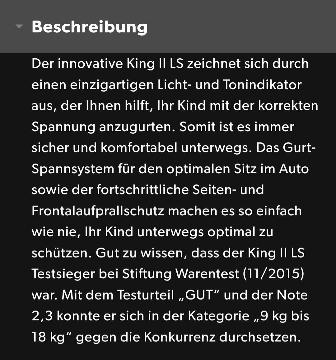 Britax Römer Auto-Kindersitze: Britax King 2 ATS LS Kindersitz 9-18kg – Gebraucht aus Windlach von lanuj 6