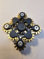 Fidget-Spinner mit Messingzahnrädern