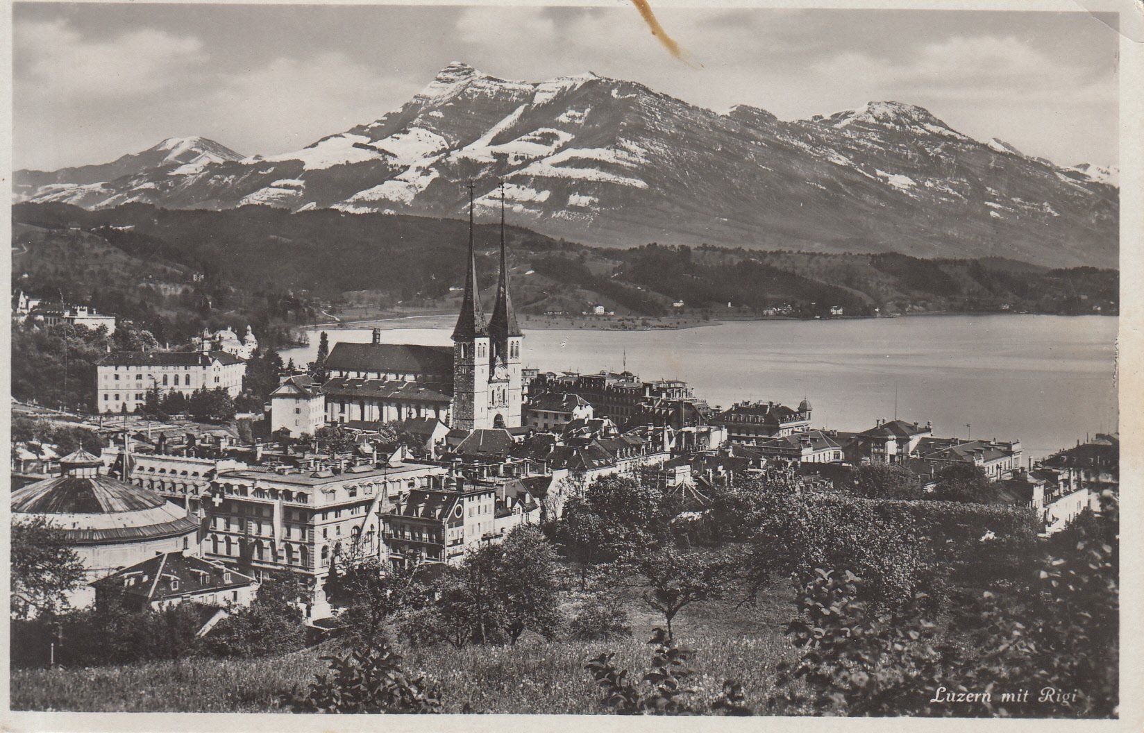 Cartoline postali: Luzern mit Rigi, ca. 1940 – Usato da Bürglen TG venduto da StampGraf