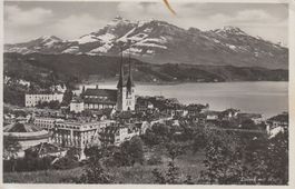 Luzern mit Rigi, ca. 1940