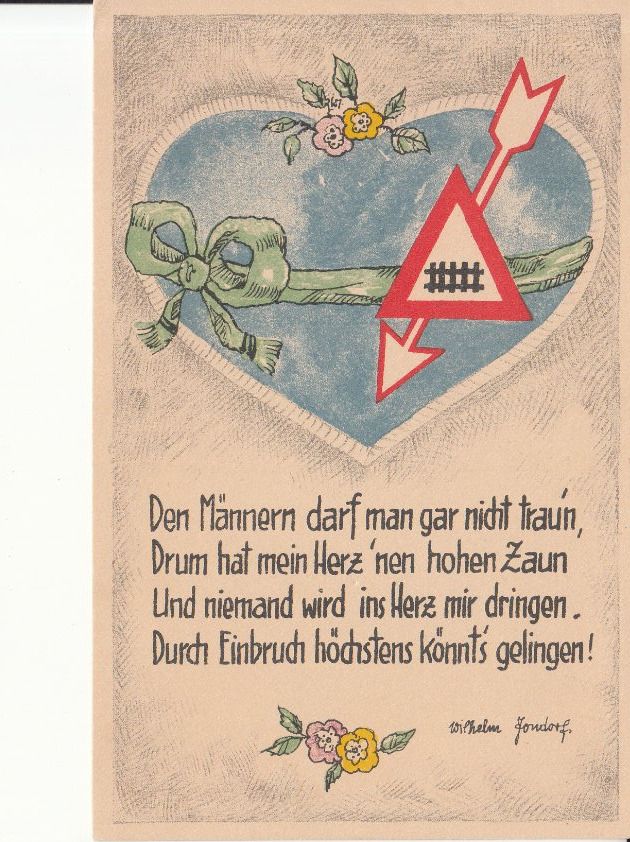 Cartoline postali: Humorkarte Männer ca. 1940 – Usato da Bürglen TG venduto da StampGraf