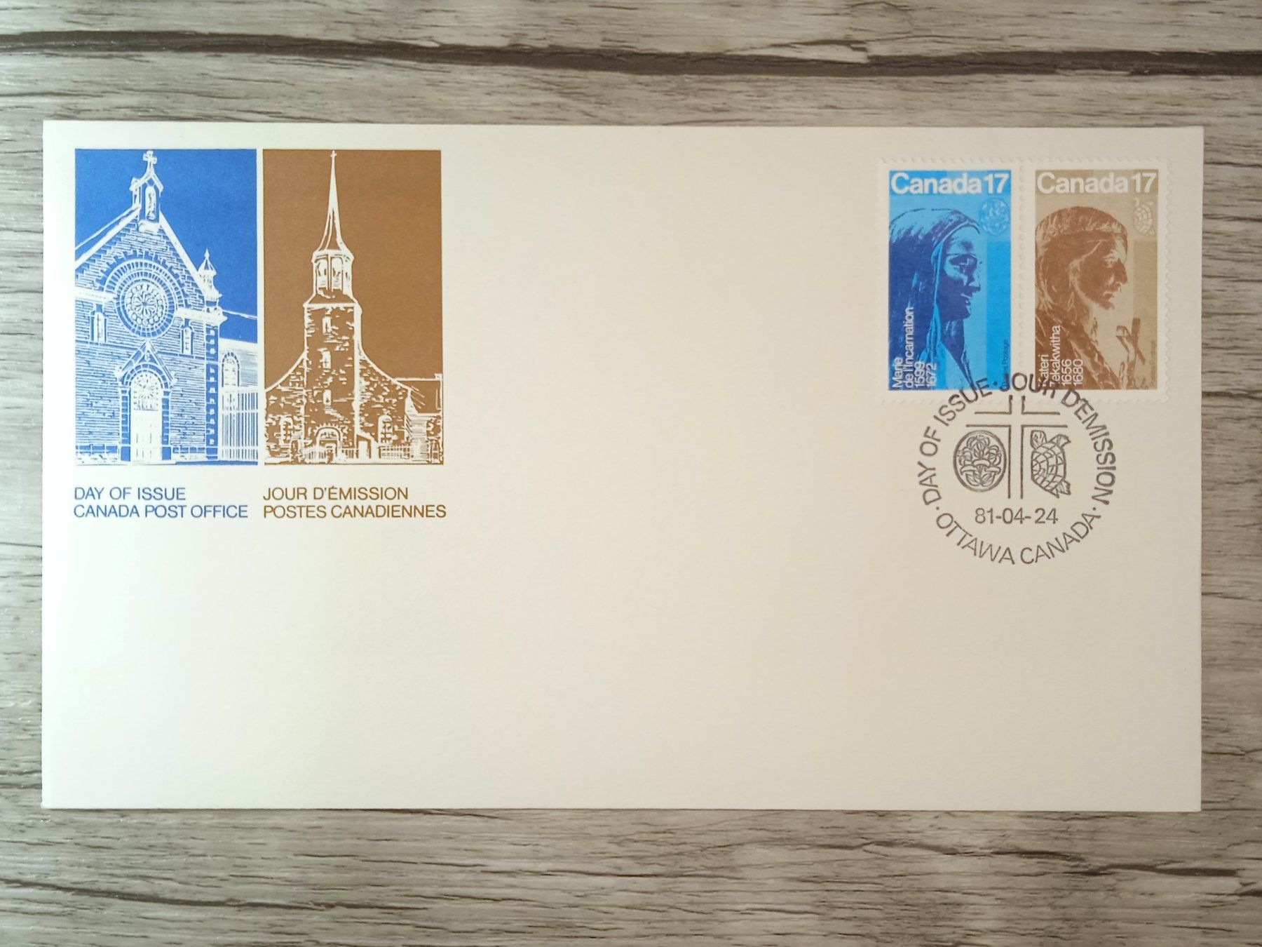 Alle Briefmarken: TR51 Enveloppe + Timbre Canada 1981 – Gebraucht aus Cousset von Patrick_Collections