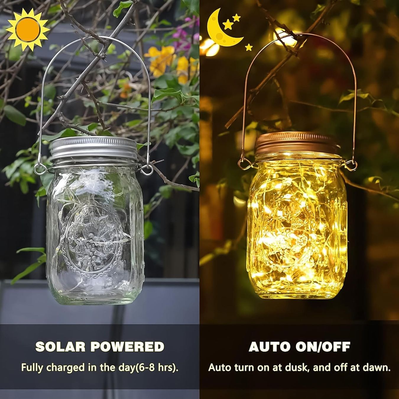 Spannende Solarlampe Auf On Oder Off Fotos