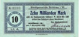 Schönau 10 Mrd.Mark Lit.A 01.11.1923 VZ+-VZ++