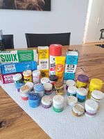 Verschiedenste Produkte von Langlauf-Wachs und Klister