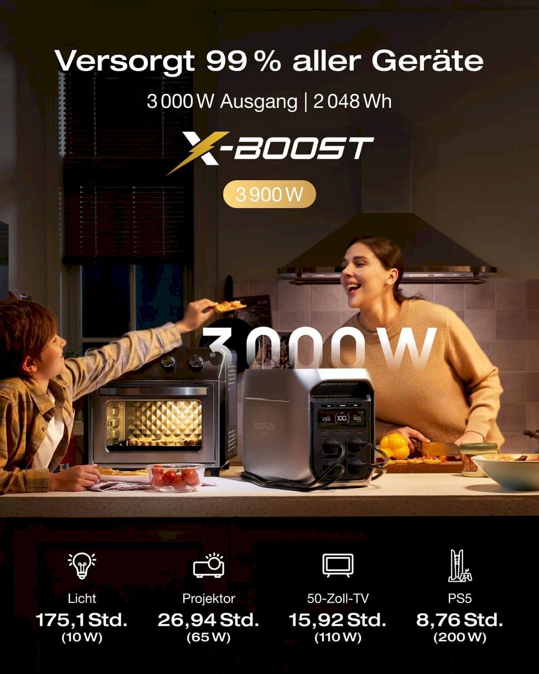 Batterie: EcoFlow DELTA 3 Max Plus Powerstation – Nuovo e nell'imballaggio originale da Bottighofen venduto da zaap 1