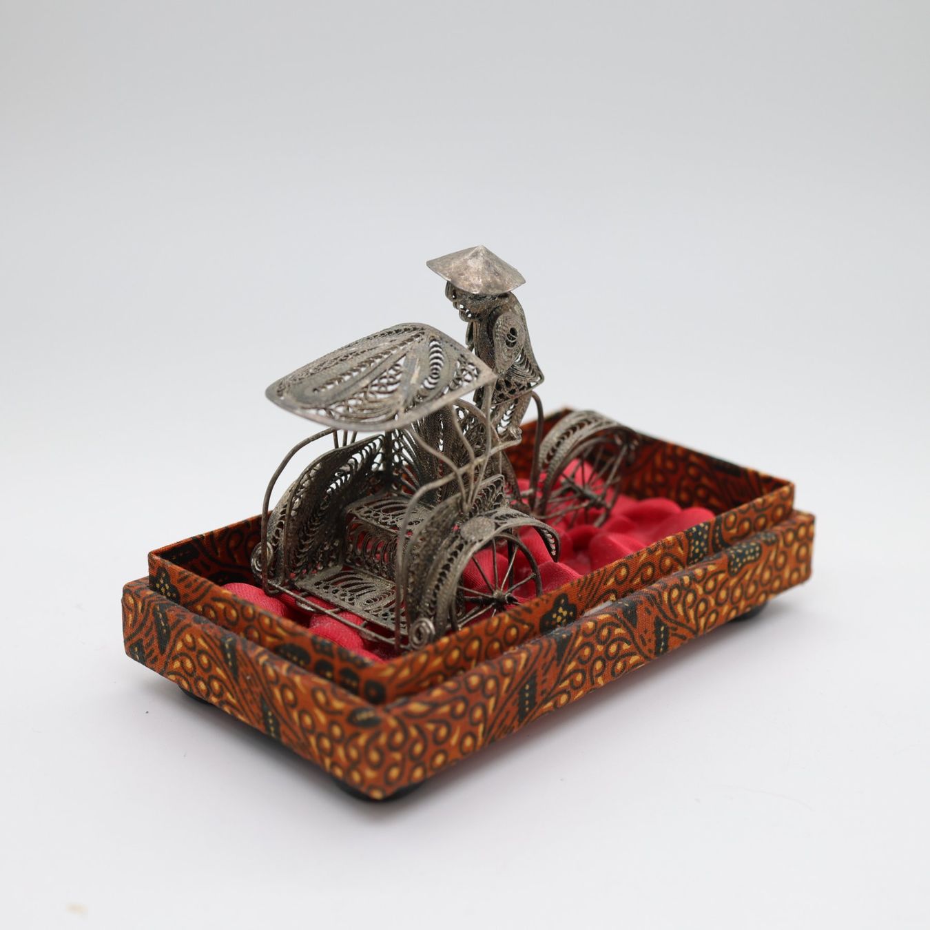 Figurines: Detaillierte Miniatur-Rikscha – D'occasion à Volketswil par brockipfannenstil 2