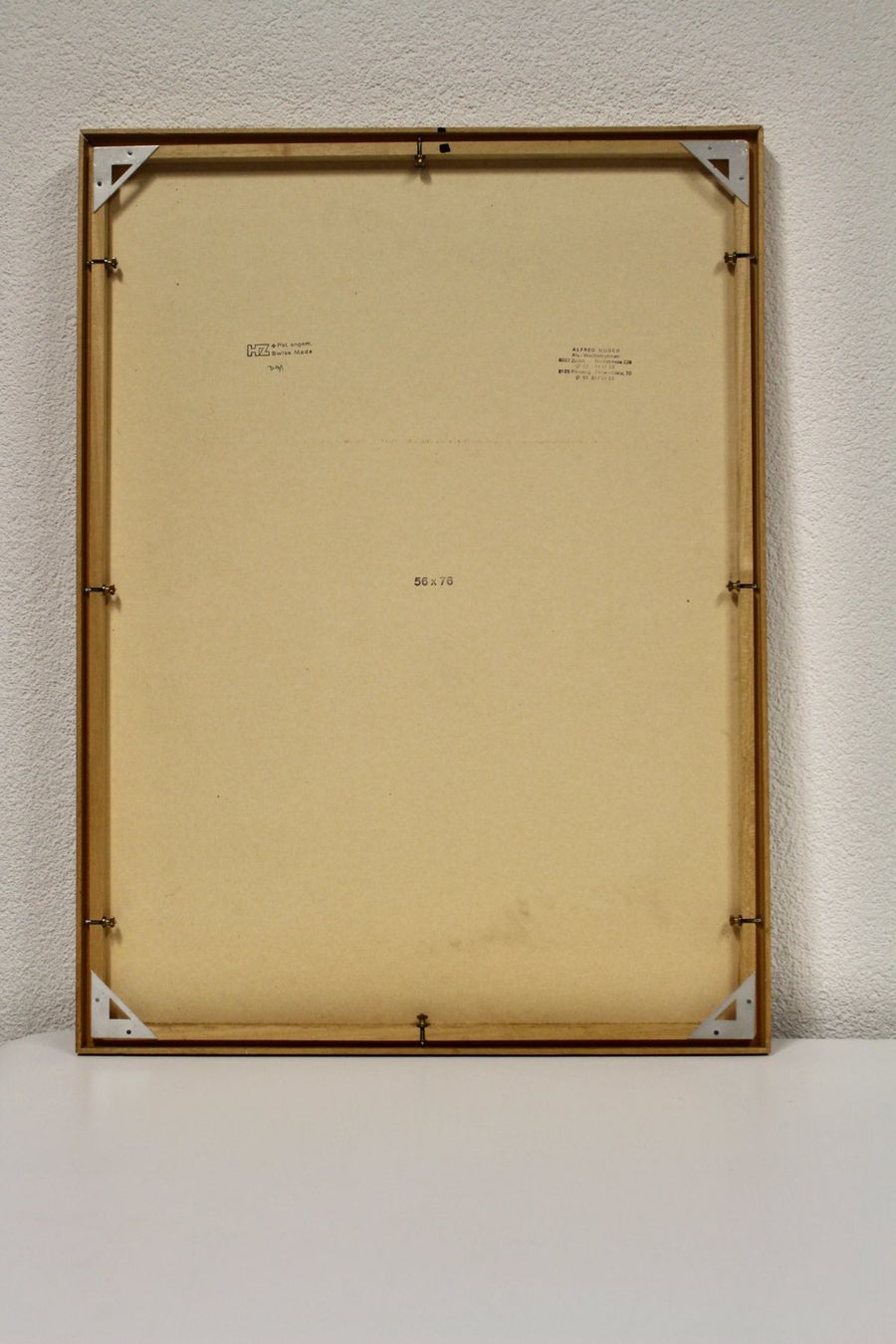 Gemälde: Mischtechnik/Collage auf Papier 1978 Handsigniert – Gebraucht aus Bruettisellen von Collector_Store 6