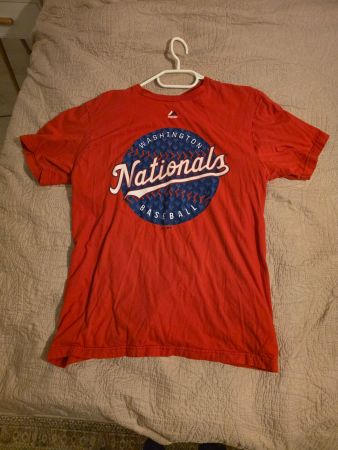 Washington Nationals T-Shirt, Rot, Grösse L, Top Zustand