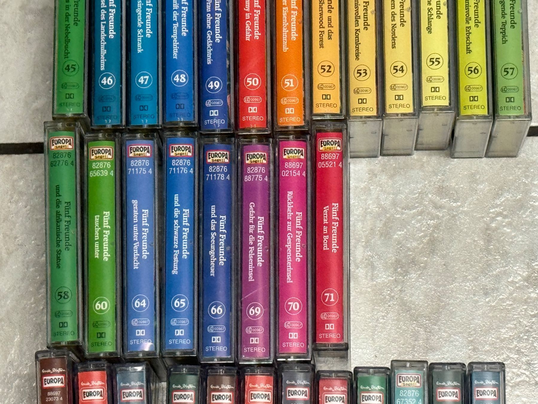 Musicassette: 59 Kassetten Fünf Freunde – Usato da Kaiseraugst venduto da Drasa 5