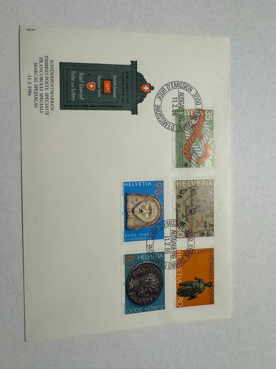 Tutti i francobolli: Briefmarken 1986 – Nuovo (secondo la descrizione) da Bütschwil venduto da sof_p98b 2