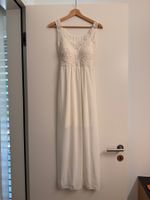 Maxikleid weiss Spitze Grösse S/M