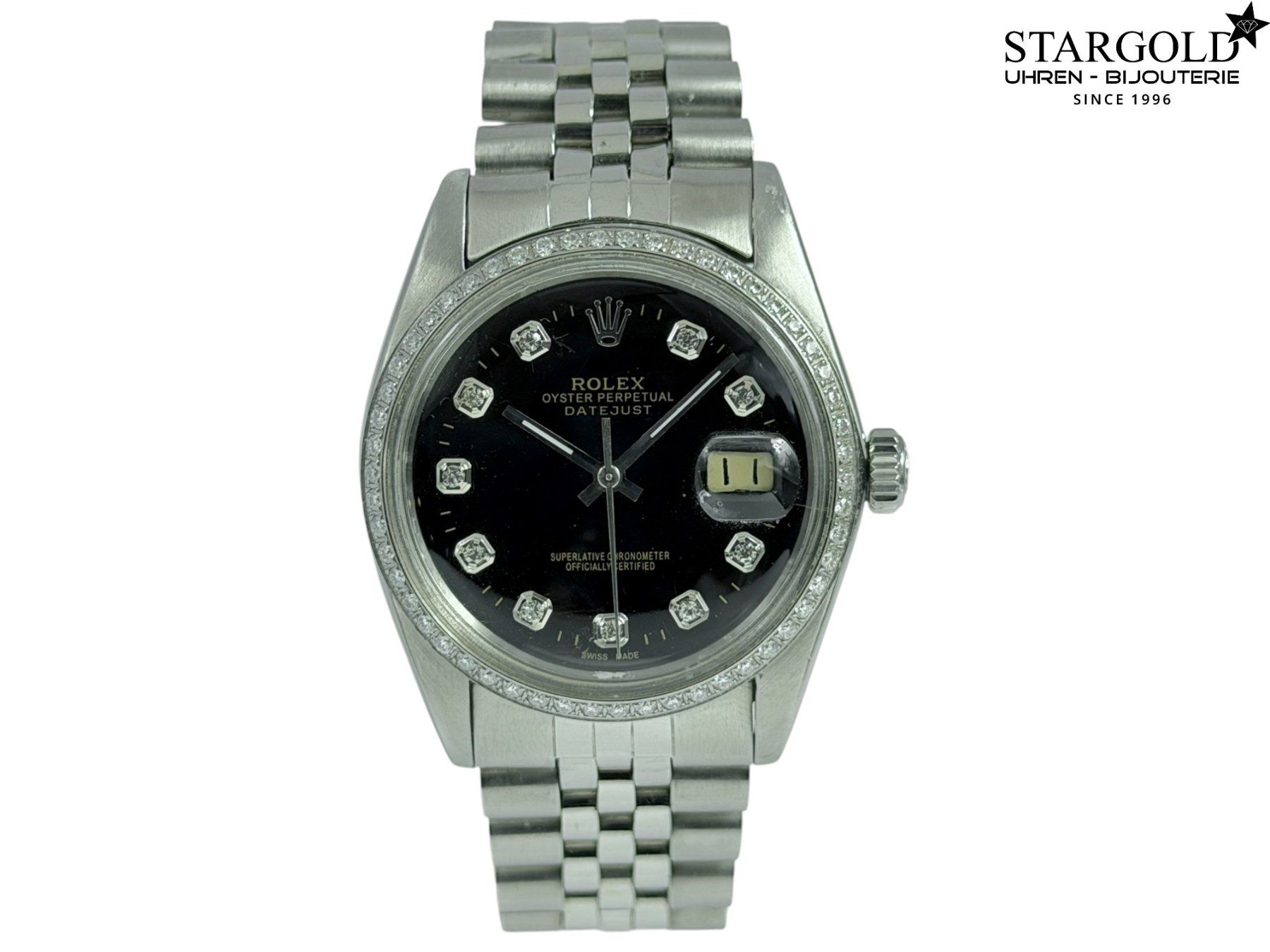 Rolex Orologi: Rolex Datejust 36 mit Diamanten - 16014 – Usato da Zürich venduto da Stargold-Uhren