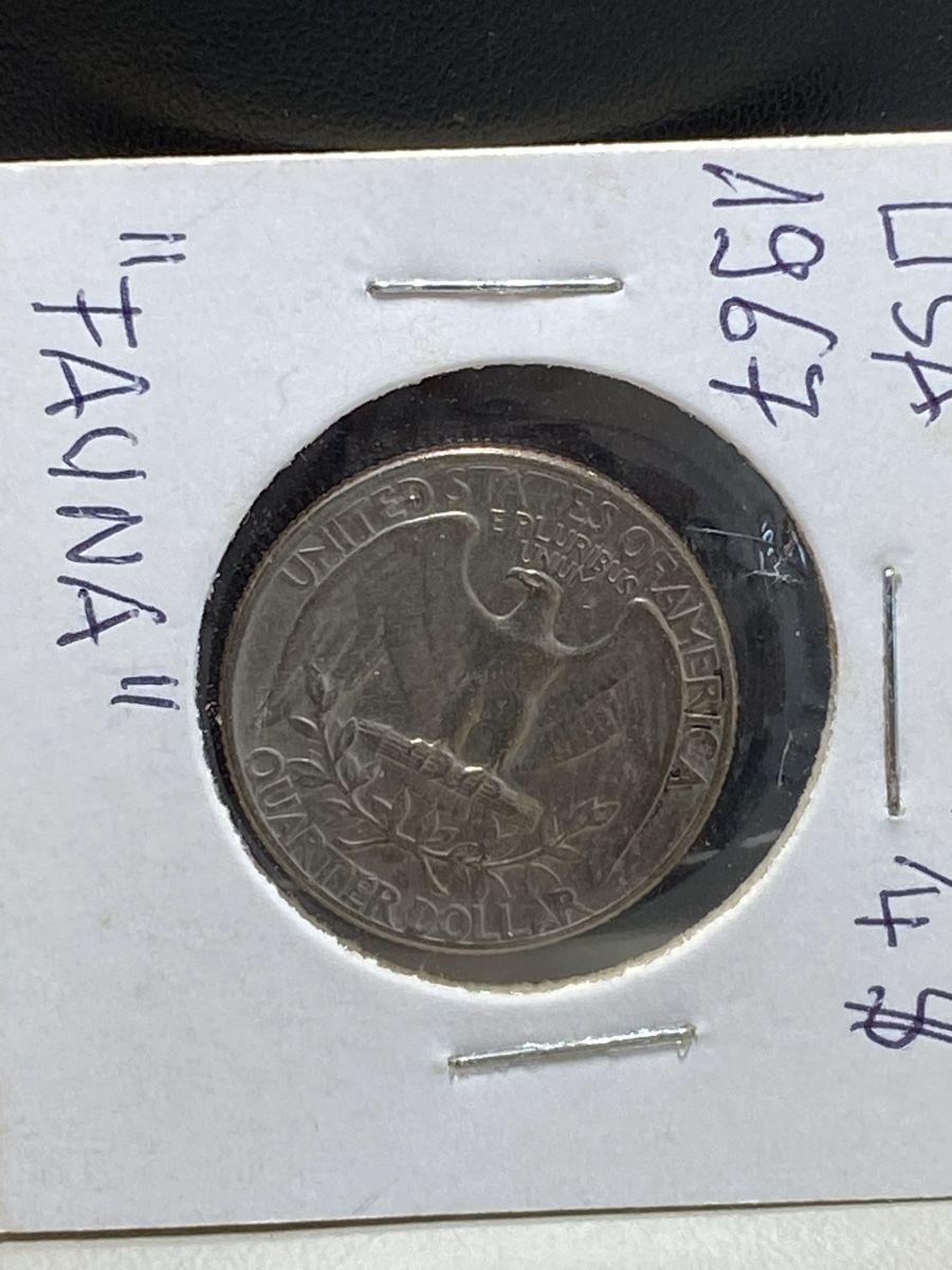 Tutti le monete: USA - quart dollar - 1967 – Usato da Payerne venduto da Mike1682