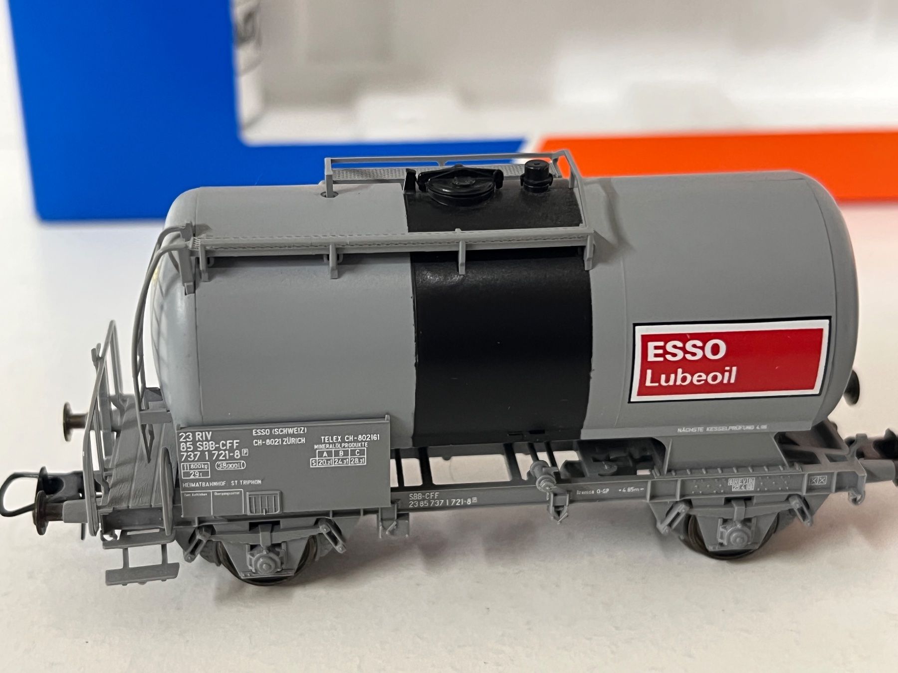 Roco Modellini di ferrovie: Roco 44113  ESSO  SBB H0 DC – Usato da Geroldswil venduto da TopTrain54 6