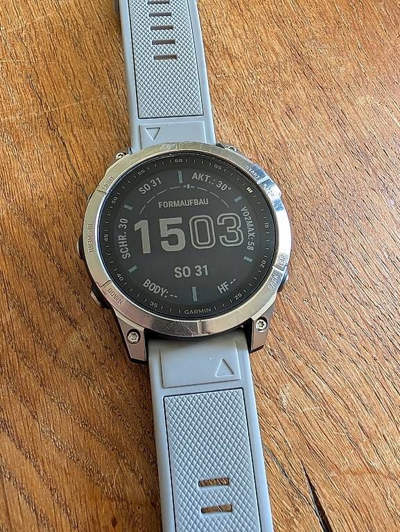Garmin Smartwatch: Garmin Fenix 7, 47mm Silber Lunette – Usato da Erstfeld venduto da up.
