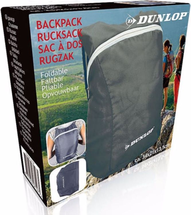 Disok Faltbarer Rucksack ANIMALS Blau | 26 X 32 Cm | Leichter Kinderrucksack Für Schule & Reise