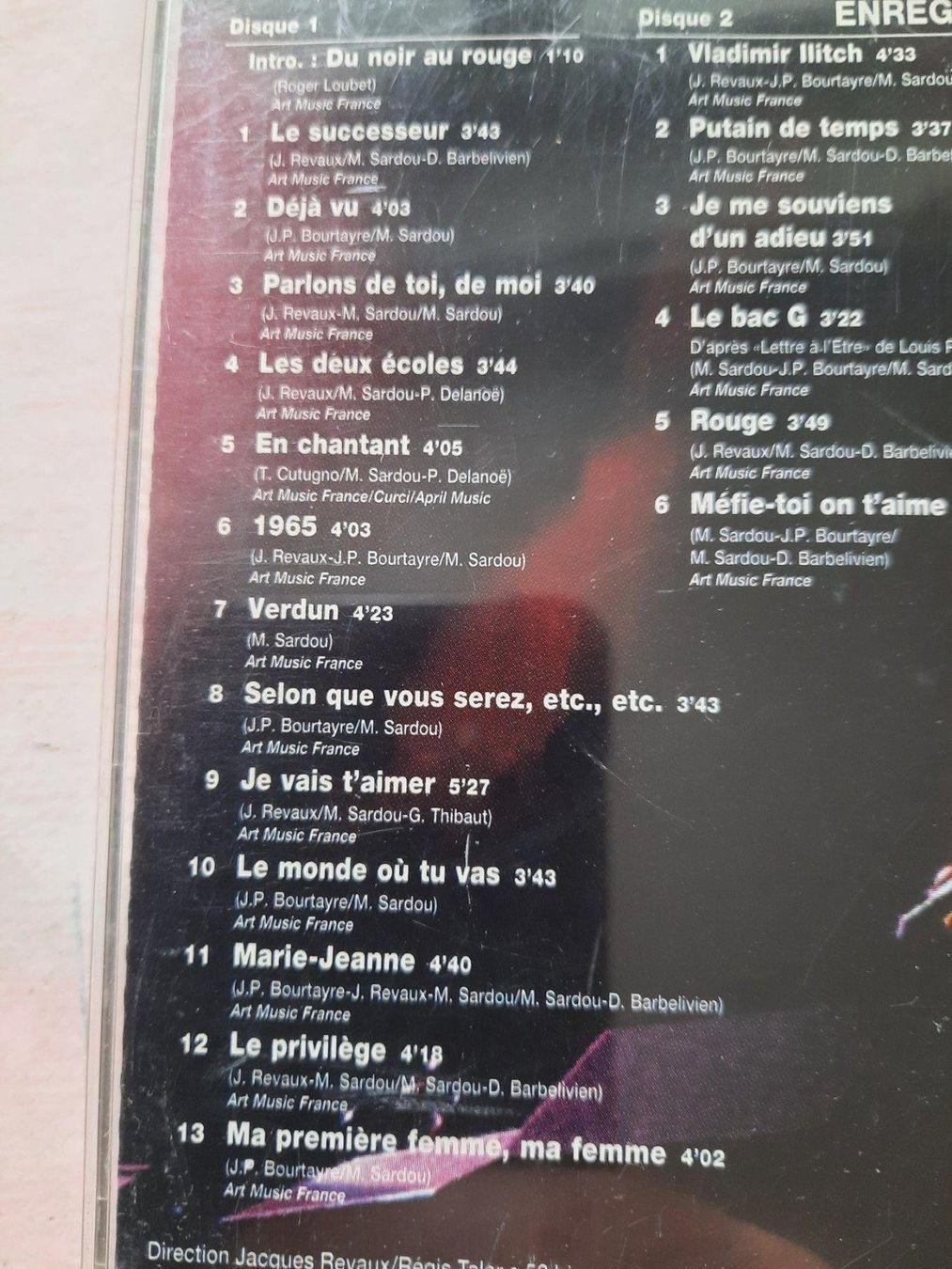 CD: Cd Michel Sardou - Olympia 95 – Usato da Pully venduto da bro_n52j 2