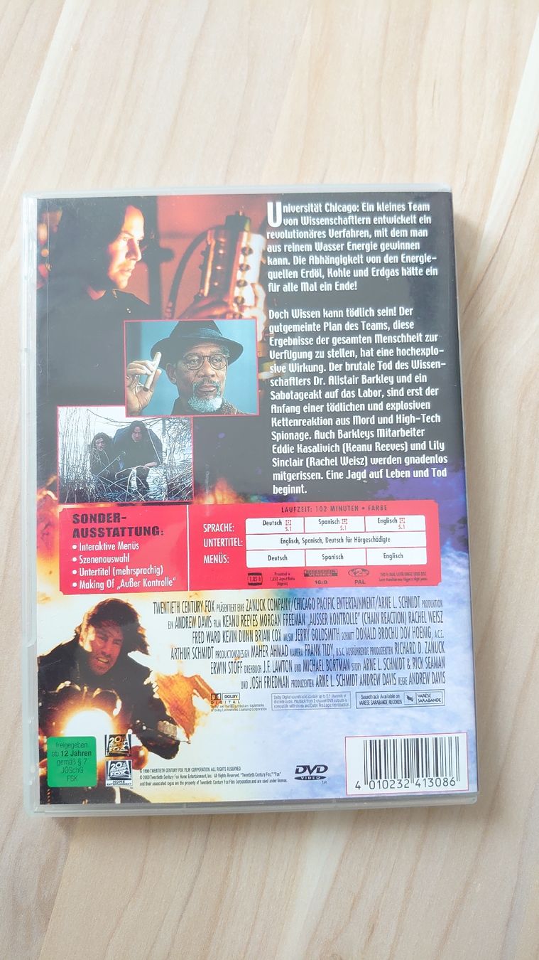 Tutti i DVDs: Ausser Kontrolle – Usato da Pfäffikon SZ venduto da Wild0 1