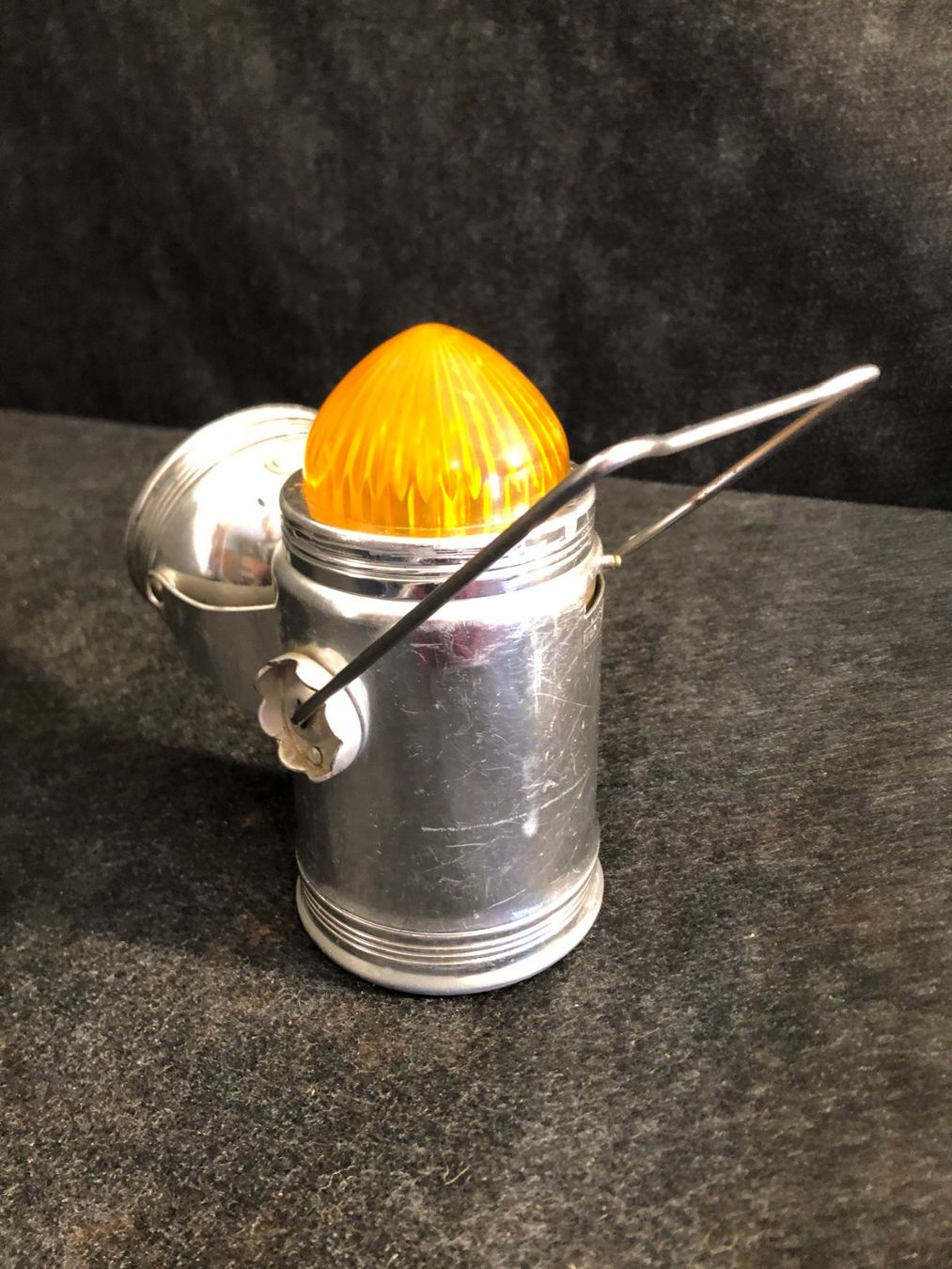 Lampen: Lanterne de poche vintage. MEYER. – Gebraucht aus Saignelégier von Dubois_Vintage 2
