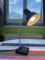 Schreibtischlampe flexibel schwarz 50er 60er vintage 