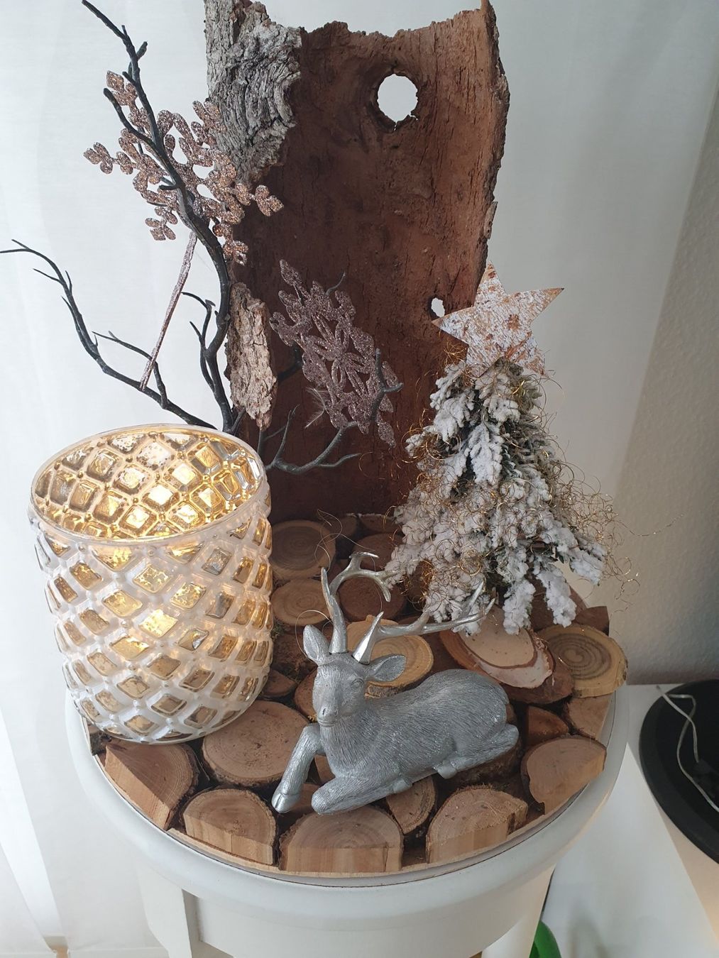 Tutte le decorazioni: 4x Deko Holz Baumscheiben 34cm – Usato da Laufenburg venduto da megane1959