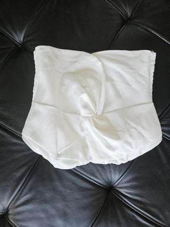 Damen Bandeau Top Weiss – Elegant – Neu / Ungetragen