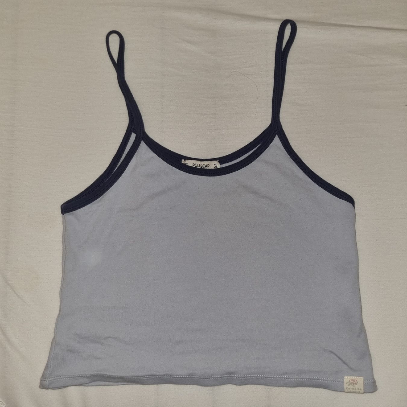 Pull&Bear Top: Trägershirt, Pull&Bear, Hellblau, Grösse M – Nuovo (secondo la descrizione) da Zürich venduto da secondhand_by_el