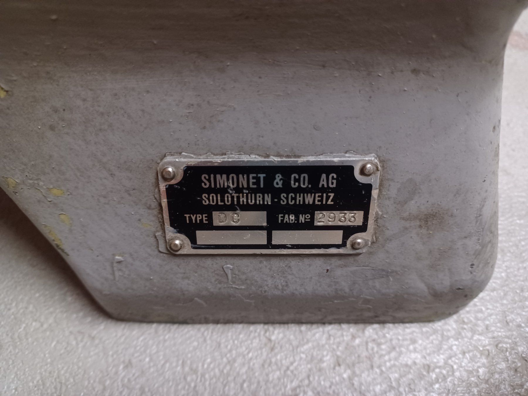 Altro per industria metallurgica: Simonet Drehbank Bett / Wange – Usato da Inwil venduto da jerome03 2