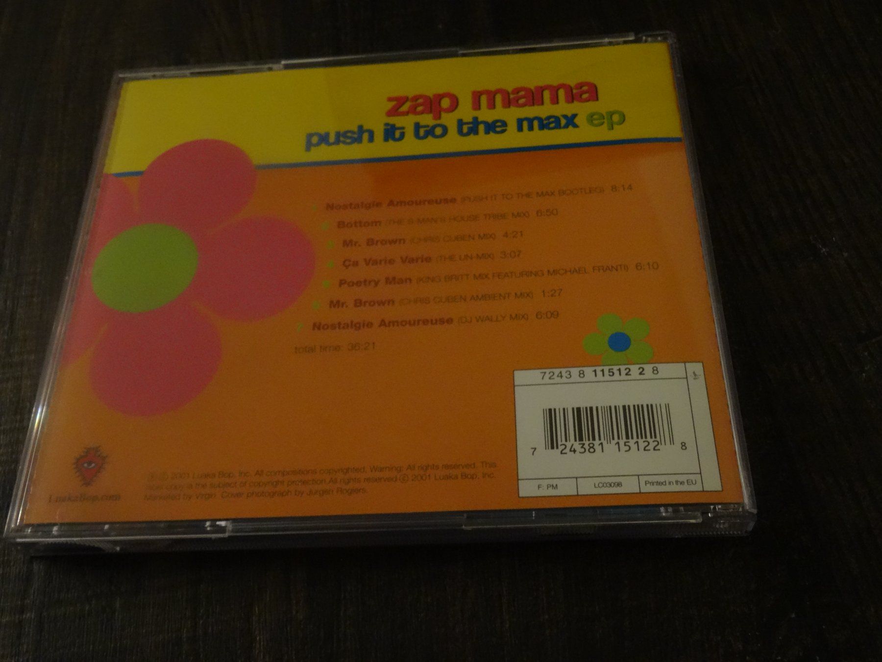 CDs: Zap Mama - Push it to the max ep CD – Gebraucht aus Olten von Disc-Ausverkauf 1