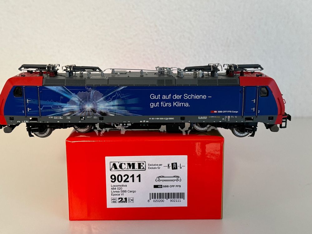 ACME Modelleisenbahnen: ACME SBB Cargo Re 484 020 digital neuwertig – Neu (gemäss Beschreibung) aus Goldau von Bergsturz1806 3
