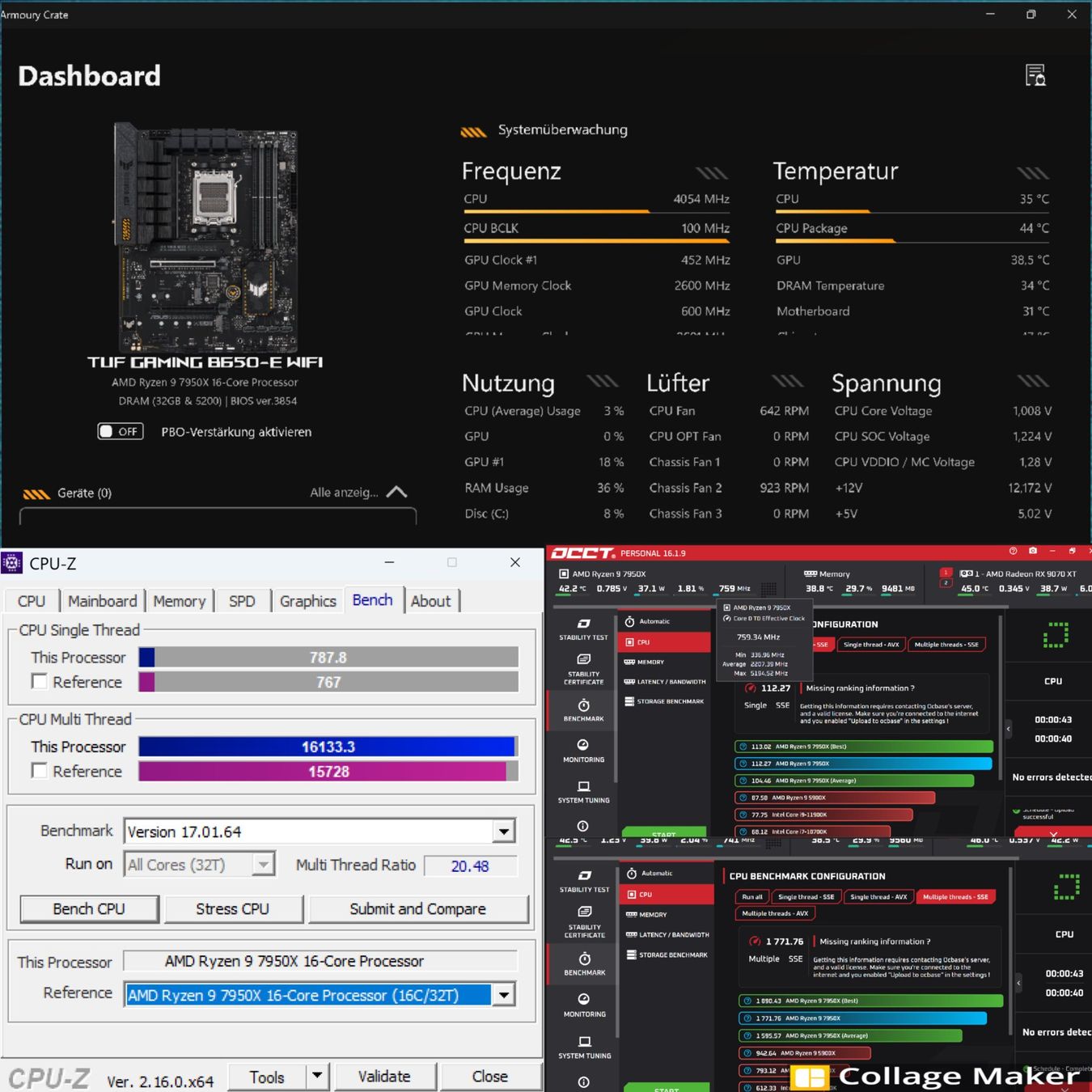 Amd PCs: Gaming PC 7950X | RX 9070 XT | 32GB | 2TB SSD – Neuf (Voir description) à Menziken par PurpleSky89 8