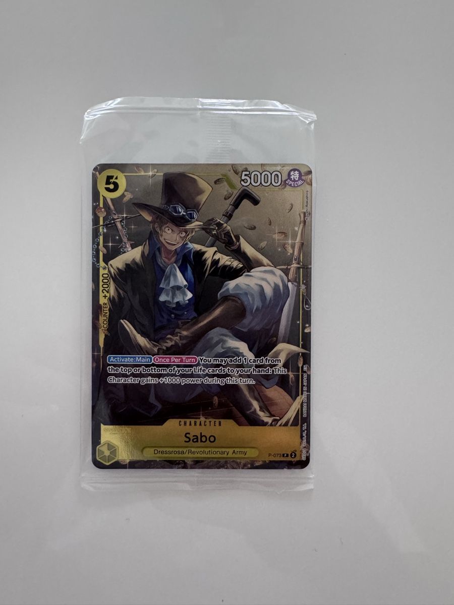 Bandai Sammelbilder & Trading cards: Sabo - P-073 – Neu und originalverpackt aus Seon von baeruu