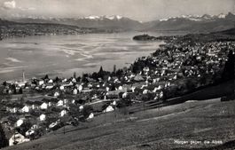 Horgen gegen die Alpen