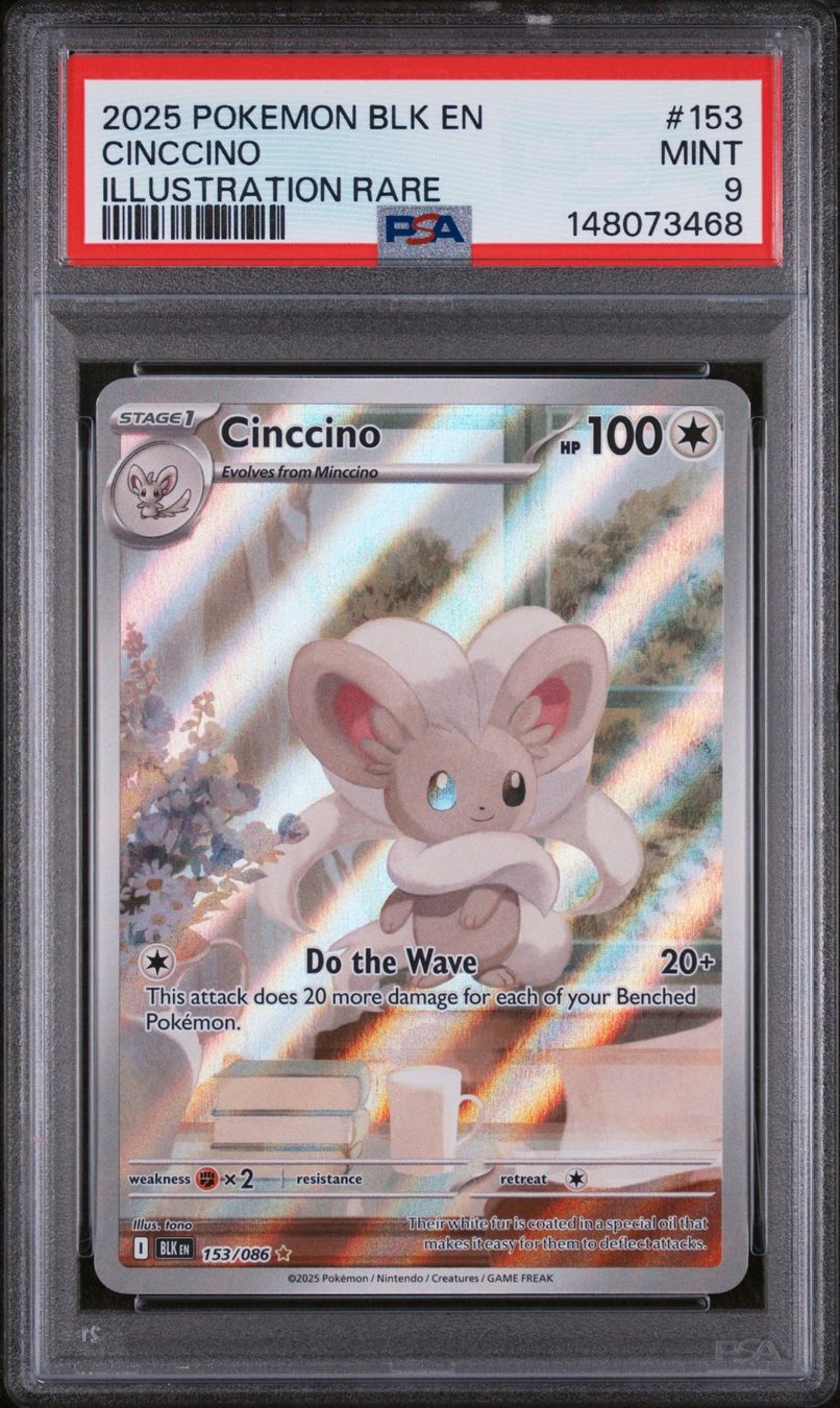 Pokémon Carte collezionabili: PSA 9 Cinccino 152/086 – Usato da Obergerlafingen venduto da collector-shop.ch