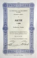 AG für Wald- und Grundbesitz in Basel - 1931