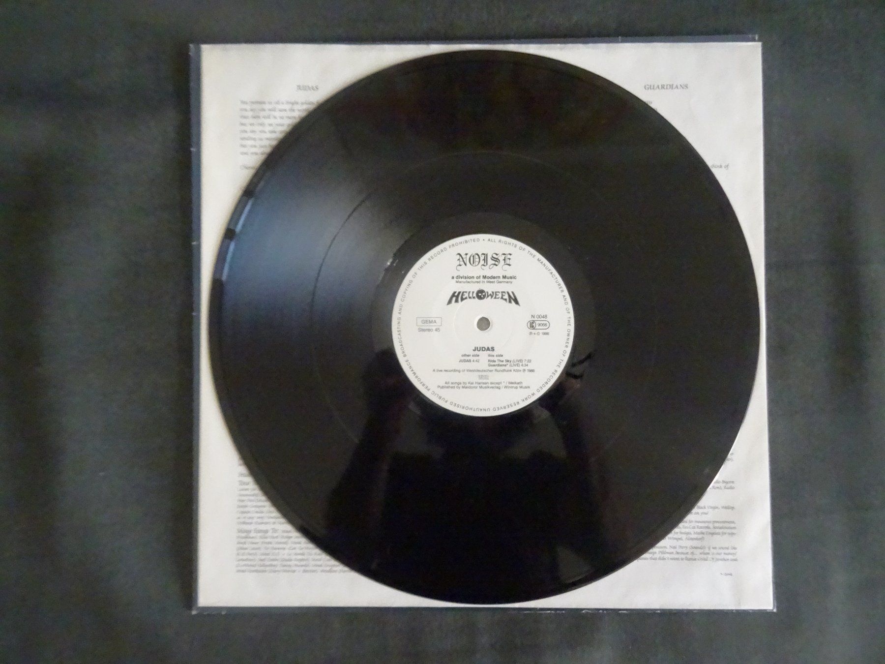 Dischi in vinile: Helloween - Judas – Usato da PRILLY venduto da hurricane2000 3